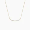 Collier Sparkle Or Jaune Oxyde De Zirconium