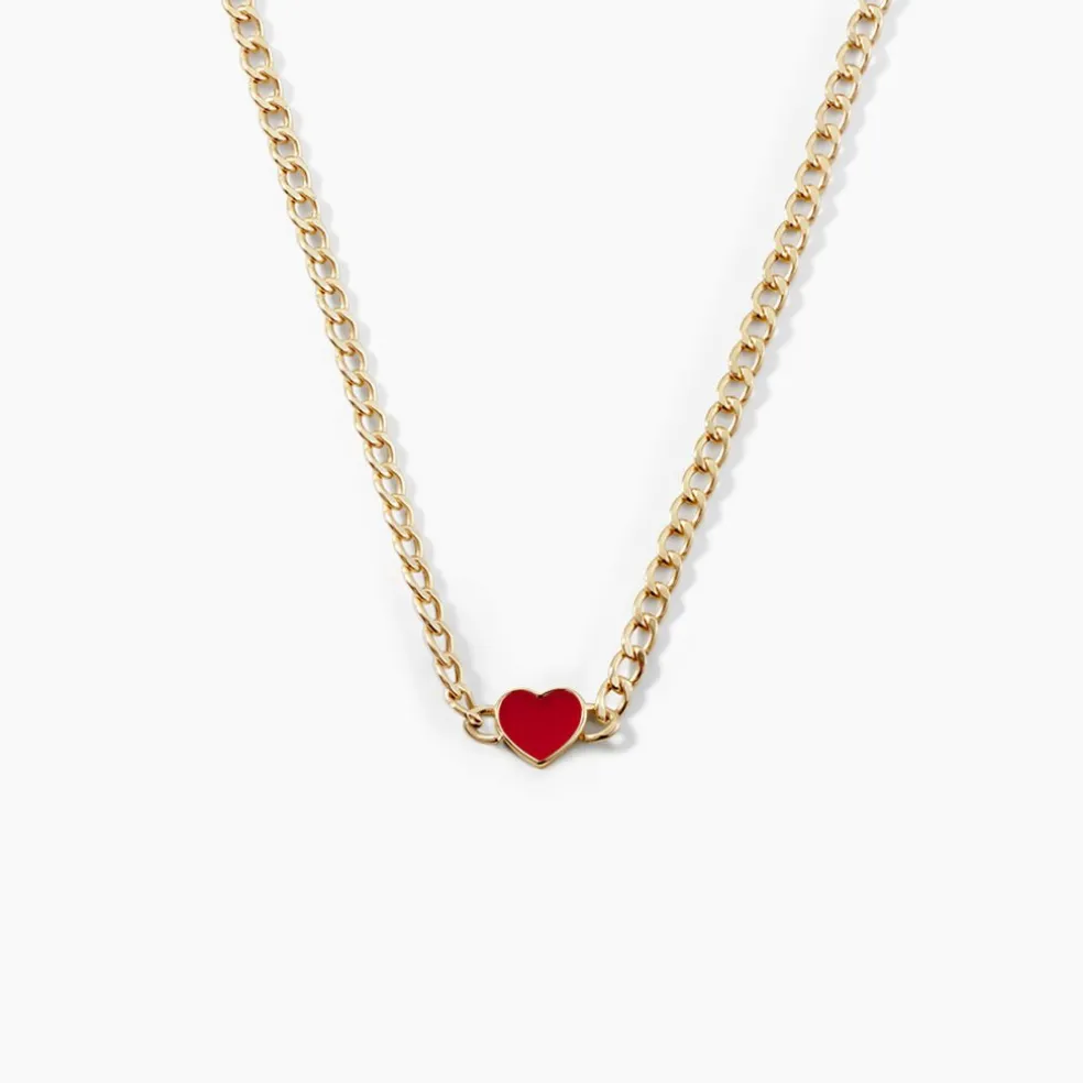 Collier Sweetheart Or Jaune
