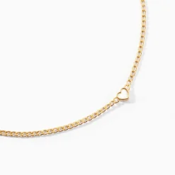 Collier Sweetheart Or Jaune Nacre