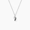 Collier Sylvie Argent Blanc Oxyde De Zirconium