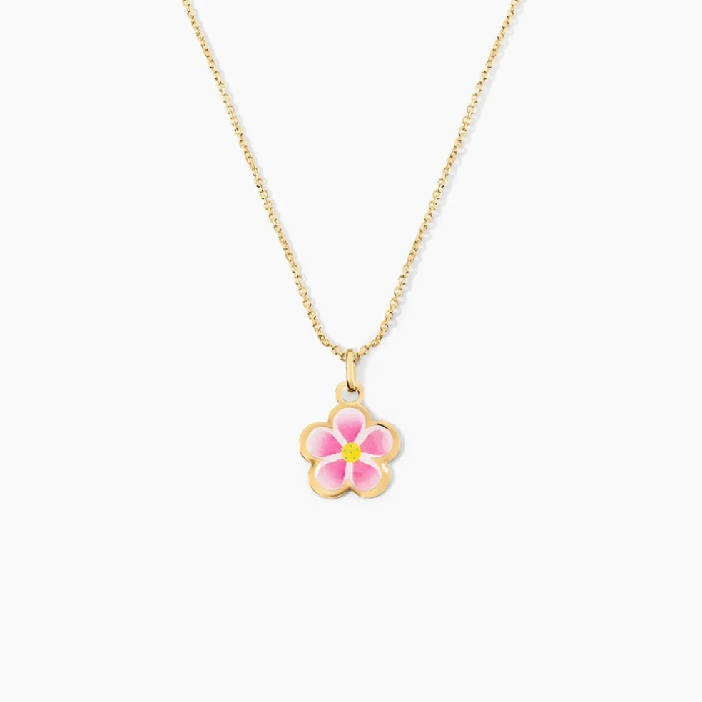 Collier Syna Fleur Or Jaune