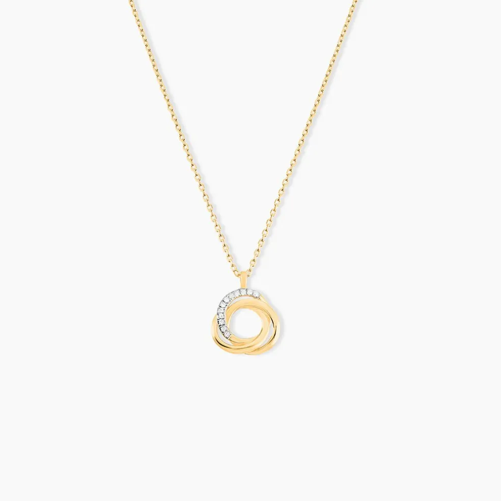 Collier Syrena Or Jaune Diamant