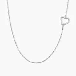 Collier Tahis Argent Blanc Oxyde De Zirconium