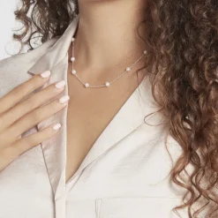 Collier Tanis Argent Perle De Culture