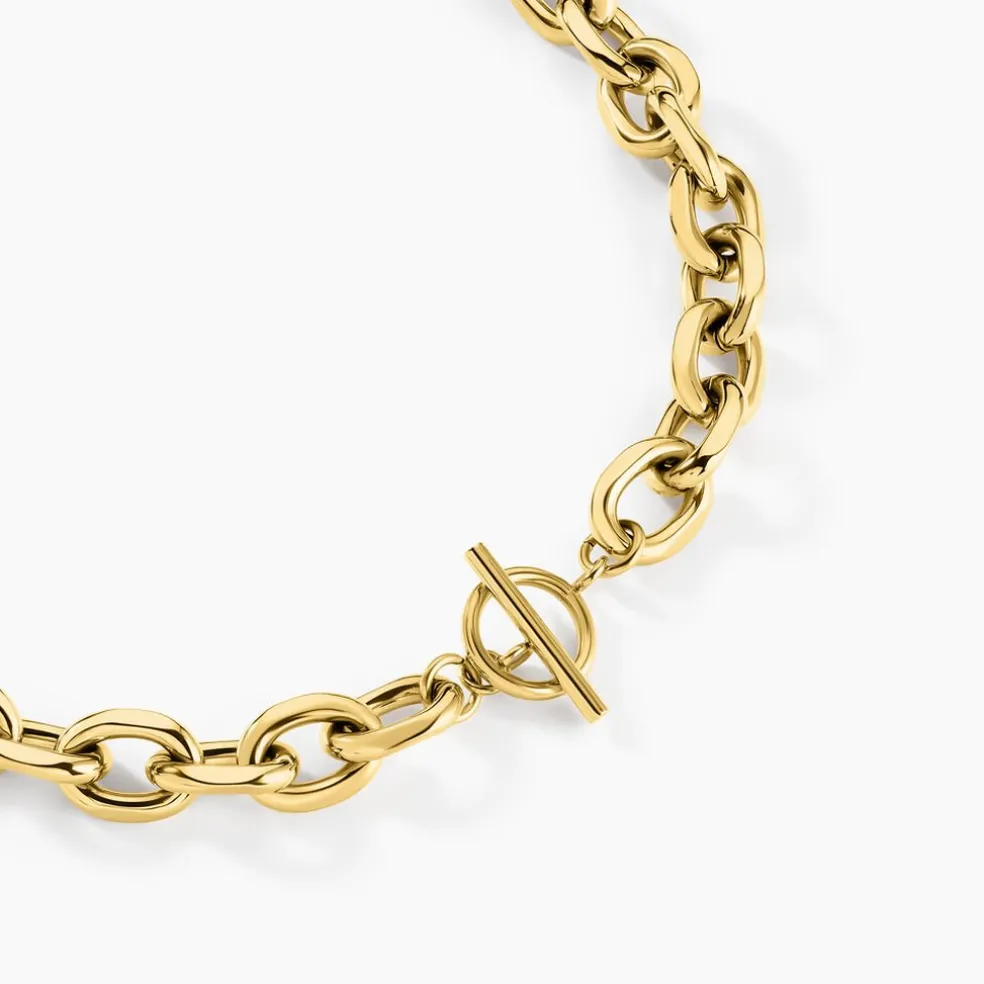 Collier Tariia Acier Jaune