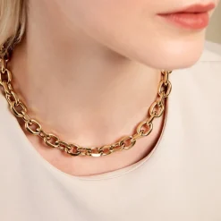 Collier Tariia Acier Jaune