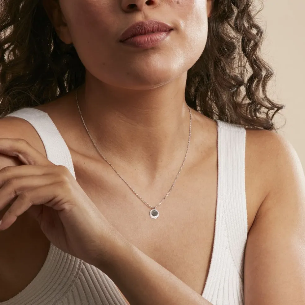 Collier Tatienne Argent Blanc