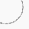 Collier Tavio Argent Blanc