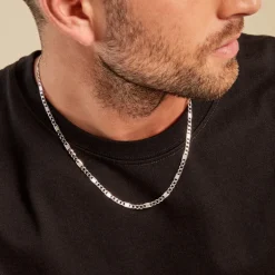 Collier Tavio Argent Blanc