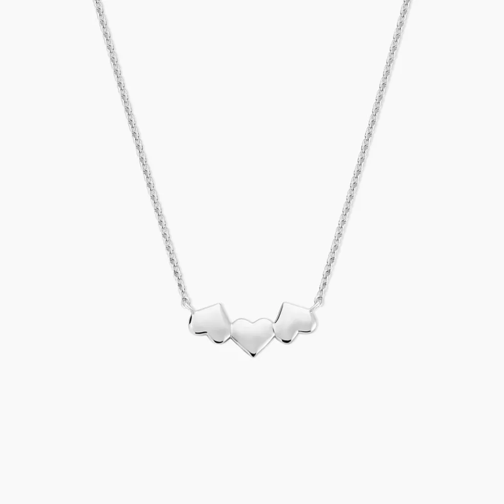 Collier Te Amo Argent Blanc