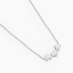 Collier Te Amo Argent Blanc