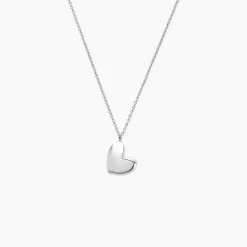 Collier Te Amo Argent Blanc