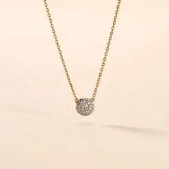 Collier Teani Or Jaune Diamant