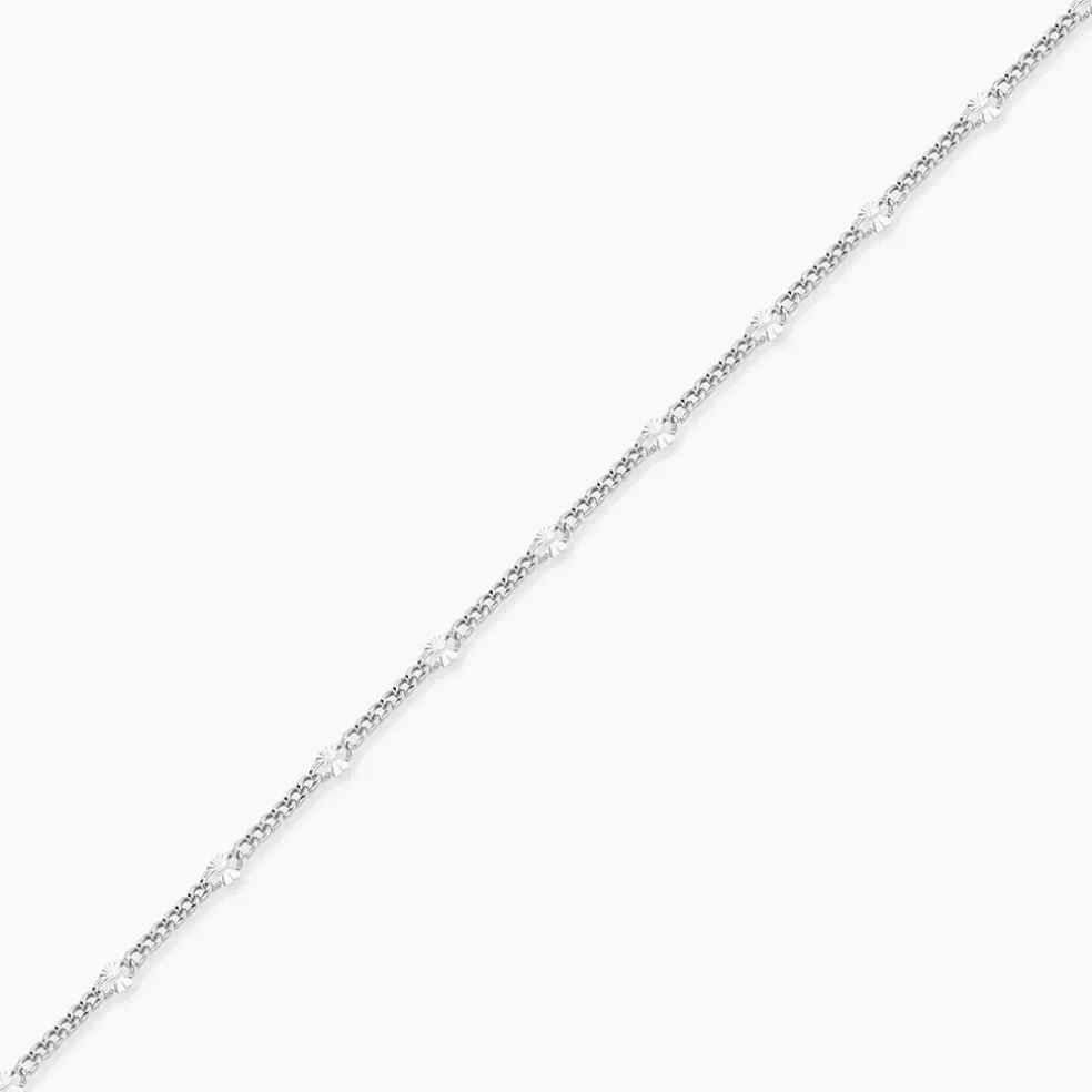 Collier Tessie Argent Blanc