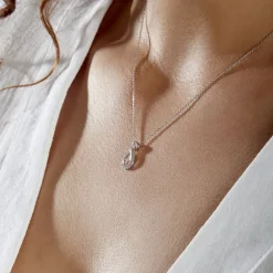 Collier Theanna Or Blanc Diamant