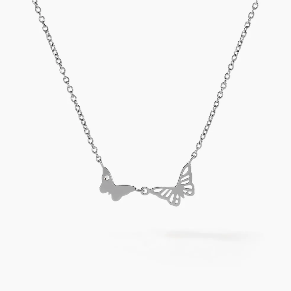 Collier Thecla Argent Blanc Oxyde De Zirconium