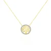 Collier Theolina Plaqué Or Jaune Oxyde De Zirconium