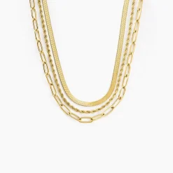 Collier Thika Acier Jaune