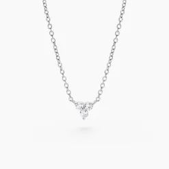 Collier Thylane Argent Blanc Oxyde De Zirconium