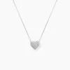 Collier Ti Amo Or Blanc Diamant