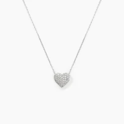 Collier Ti Amo Or Blanc Diamant