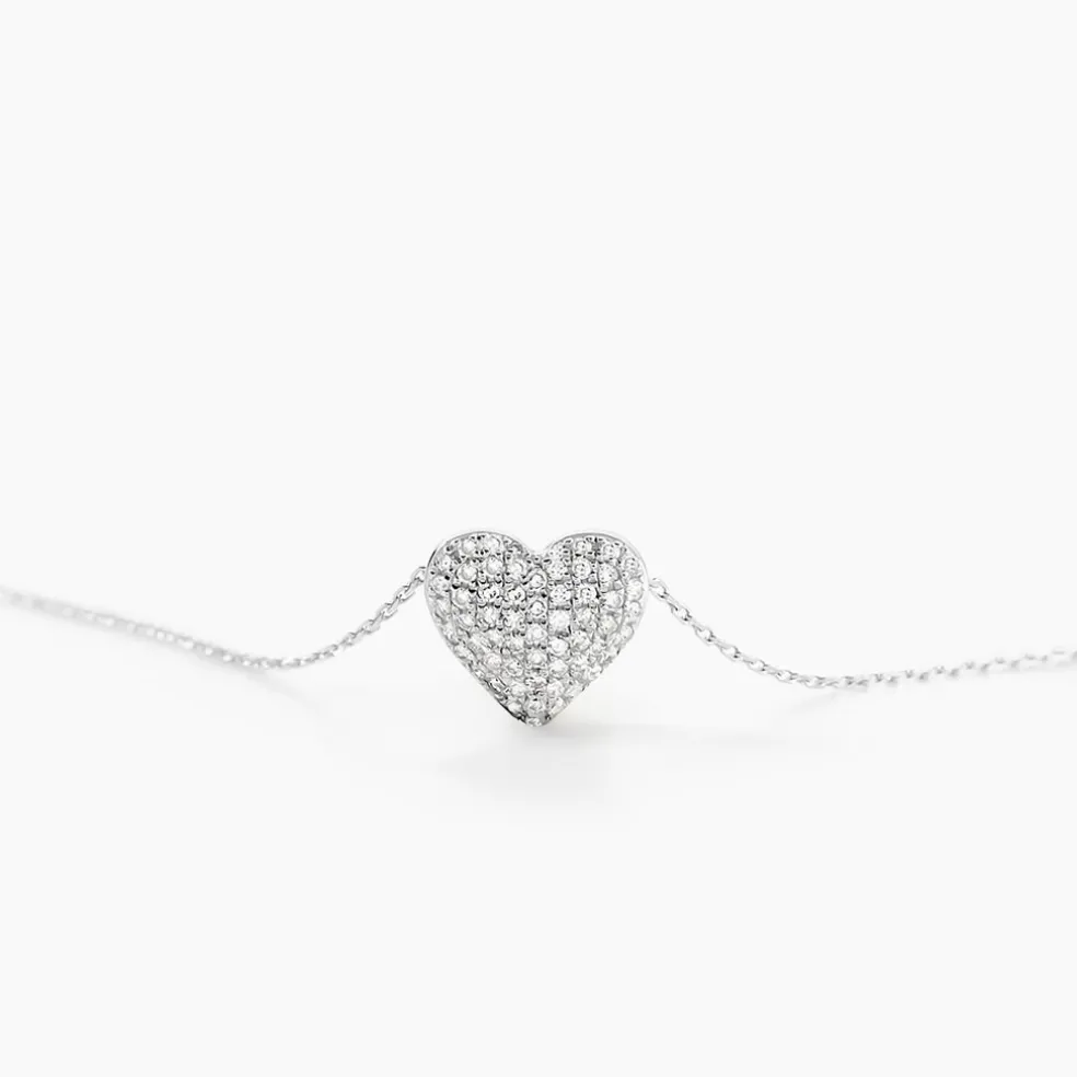Collier Ti Amo Or Blanc Diamant