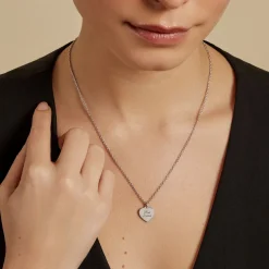 Collier Tiffen Argent Blanc