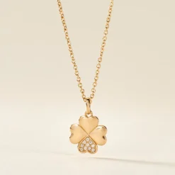 Collier Timotha Plaqué Or Jaune Oxyde De Zirconium