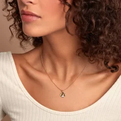 Collier Timotha Plaqué Or Jaune Oxyde De Zirconium