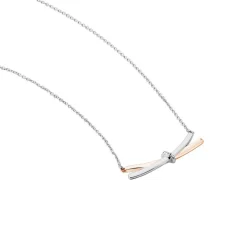 Collier Tonnia Or Bicolore Diamant