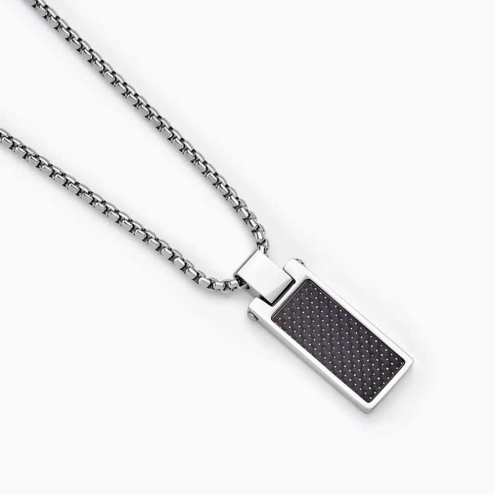 Collier Tornio Acier Blanc