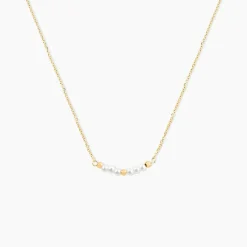 Collier Tova Or Jaune Perle