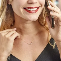 Collier Tova Or Jaune Perle