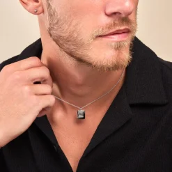 Collier Two Argent Blanc