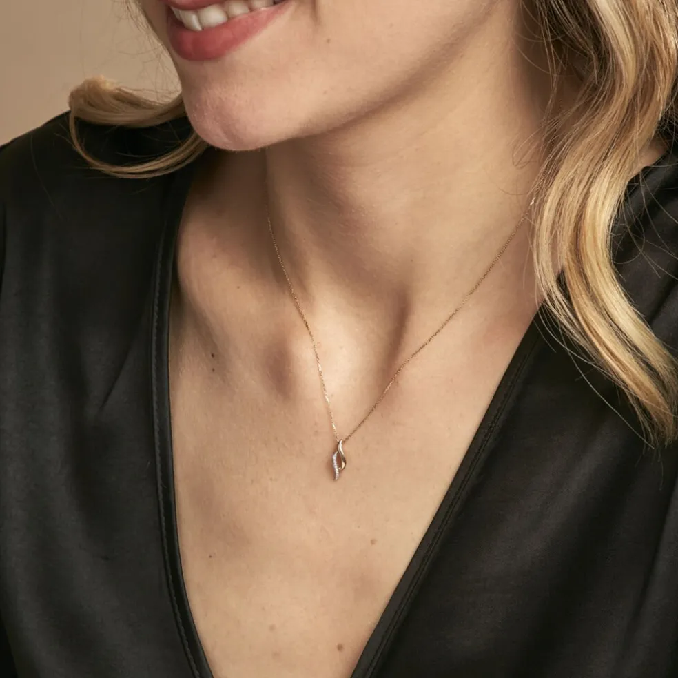 Collier Tylane Or Jaune Diamant