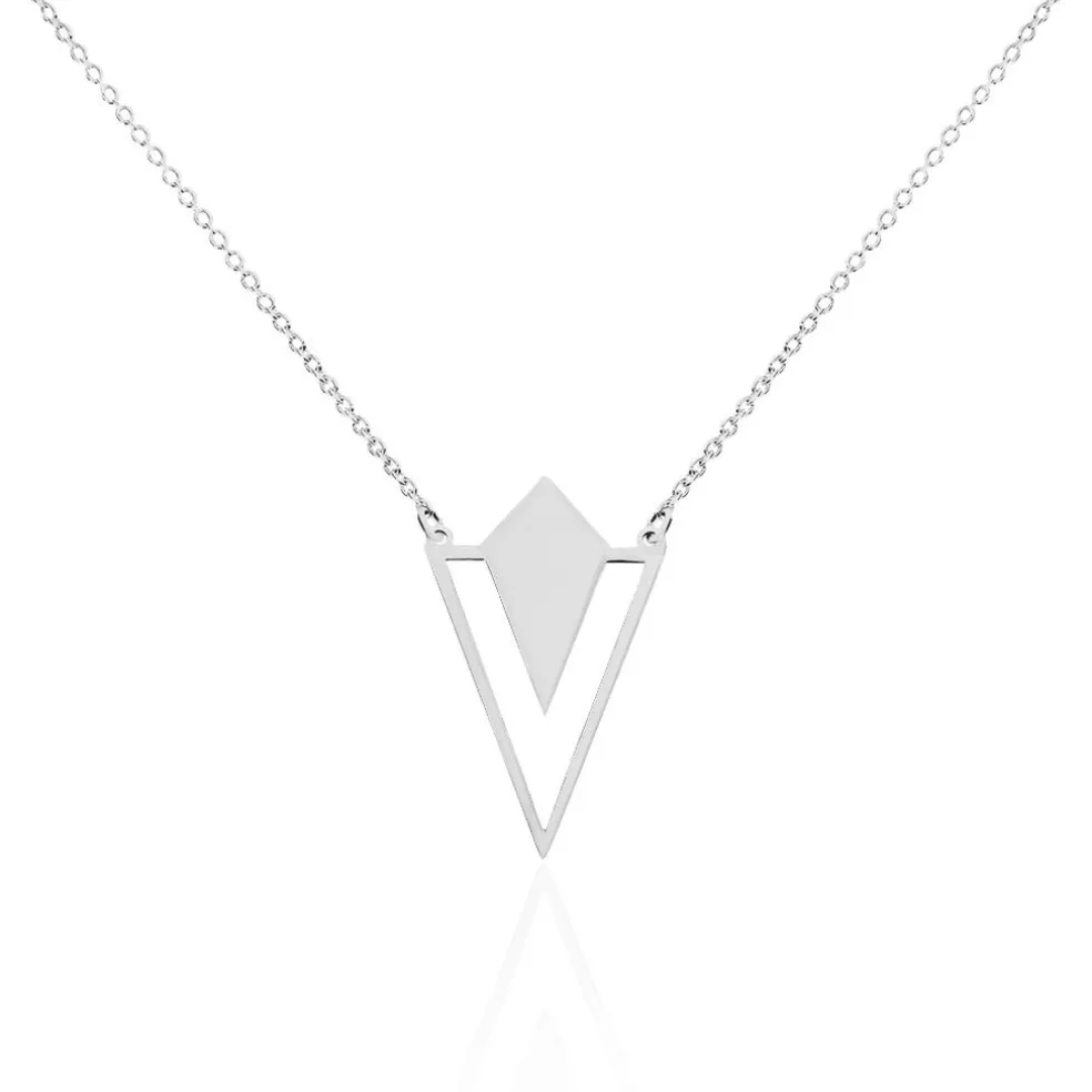 Collier Tylee Argent Blanc