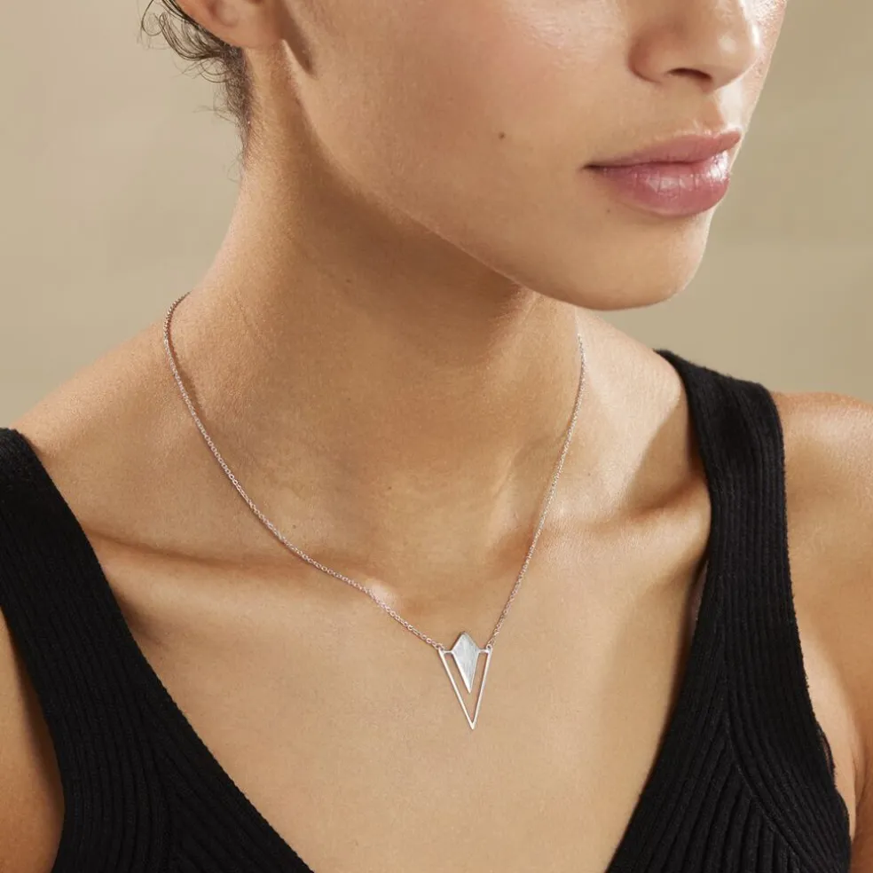 Collier Tylee Argent Blanc