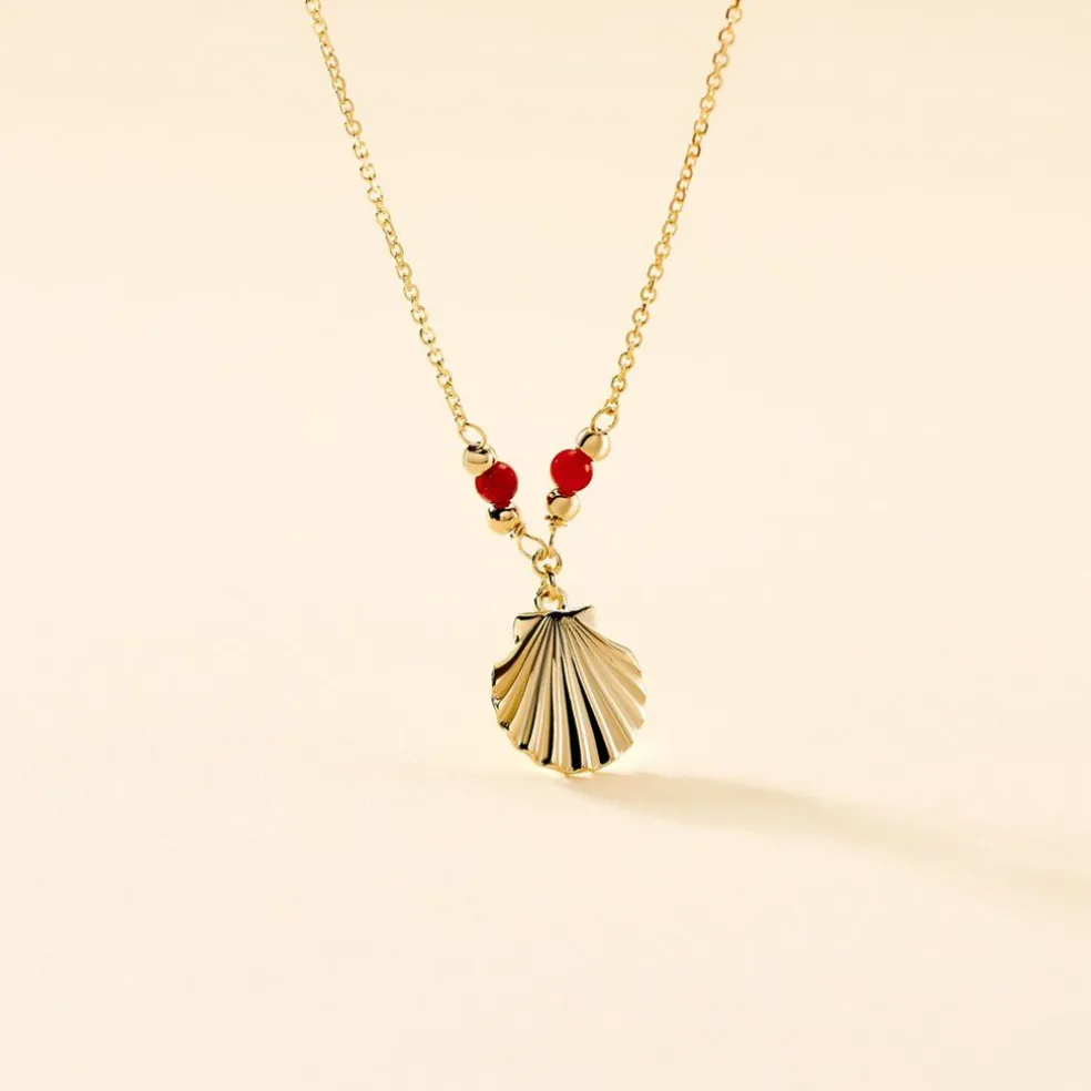 Collier Under The Sea Or Jaune Corail
