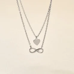 Collier Urielle Argent Blanc