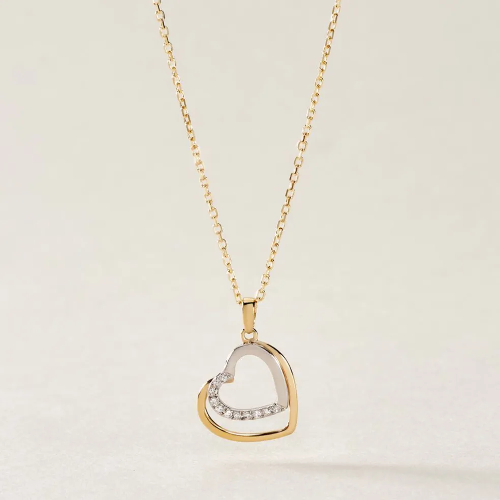 Collier Urlane Or Jaune Diamant