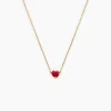 Collier Valerius Or Jaune Rubis