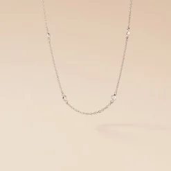 Collier Vashti Argent Blanc Oxyde De Zirconium