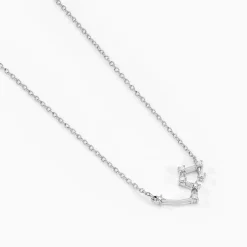 Collier Vega Argent Blanc Oxyde De Zirconium