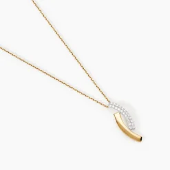 Collier Vero Or Jaune Oxyde De Zirconium