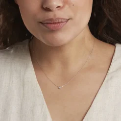 Collier Violanda Or Blanc Diamant