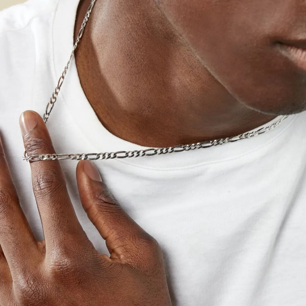 Collier Vivian Argent Blanc