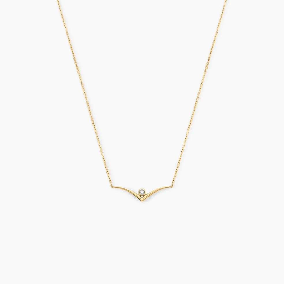 Collier Volia Or Jaune Diamant