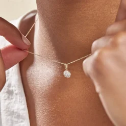 Collier Véronick Or Jaune Diamant