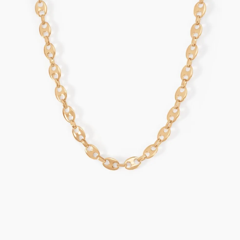 Collier William Plaqué Or Jaune