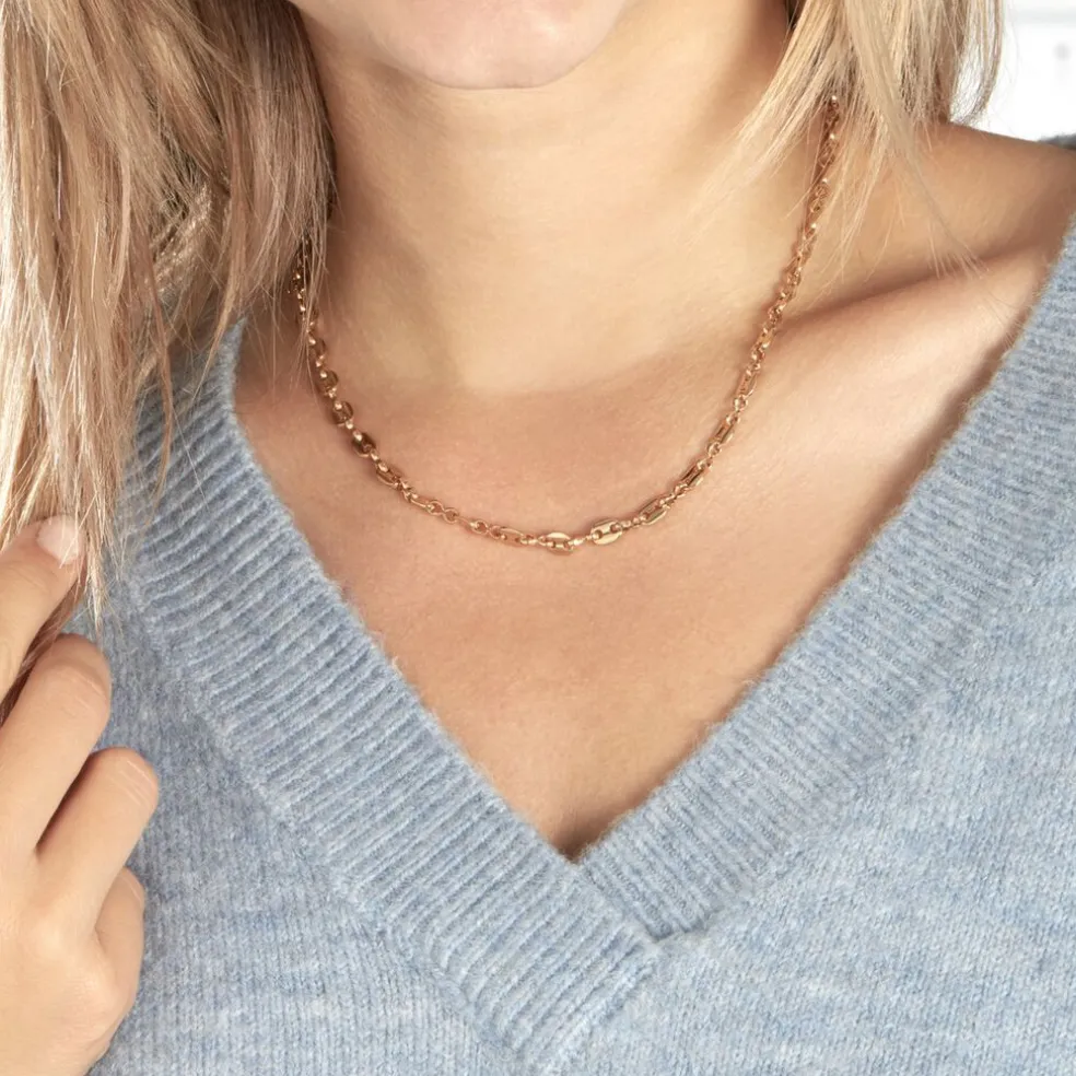 Collier William Plaqué Or Jaune